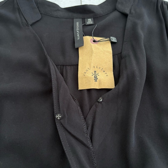 Knot Sisters Long Sleeve Bodysuit Black Medium - Picture 4 of 8